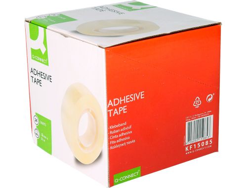 Fita adesiva q-connect 33 mt x 12 mm encelofanada , Q-connect , 52673 , 5705831150867